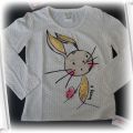 Bluzeczka bawełniana z króliczkiem cekiny PRIMARK