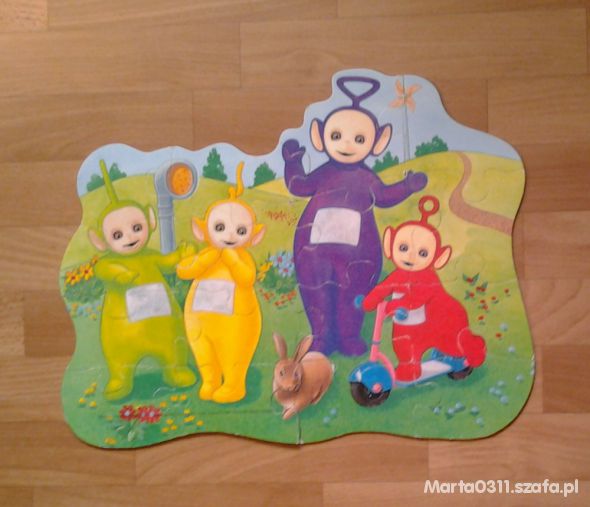 Kolorowe puzzle teletubisie