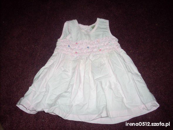 TINY TED różowa sukienka dla panienki roz68