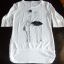 biała bluzka tunika z aplikacją 140 146
