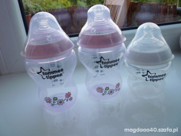 Różowa butelka 260ml i 150 mlTommee Tippee