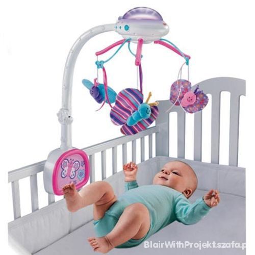 Karuzela Fisher Price motylki