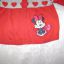 Disney czerwony sweterek roz 9 12 msc 74 80 cm