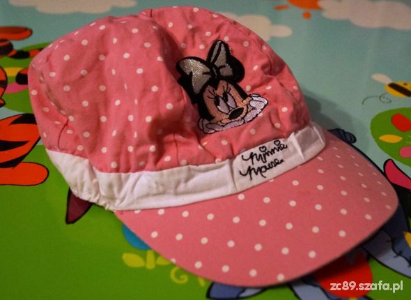 Minnie Mouse kaszkiet czapka z daszkiem r 15 2lat