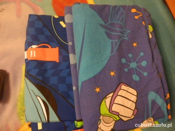 2 x pościel Cars i Toy Story Buzz Astral