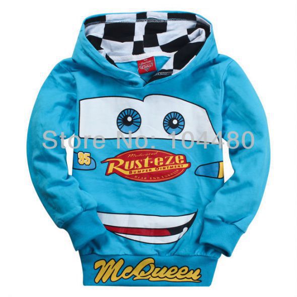 104 Bluza cars niebieska od 98 do 128