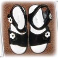 czarne lakierowane sandałki dla dziewczynki roz 26