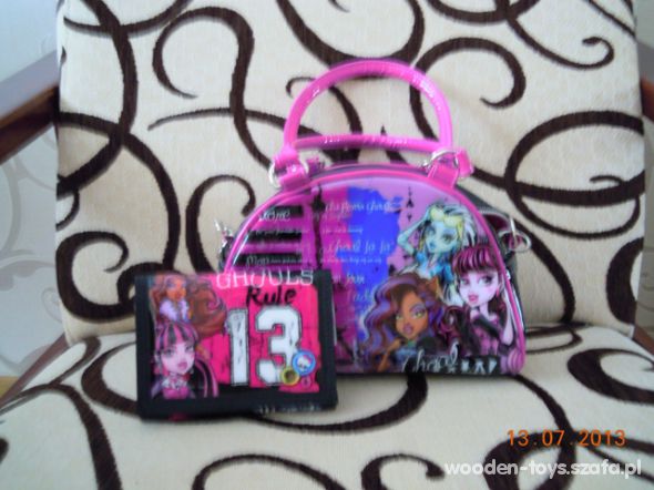 Torebka Monster High i portfel gratis