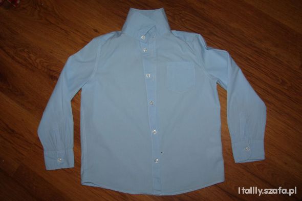 Koszula niebieska H&M 128