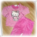 2x różowy fiolet dresik hello kitty h&m 80