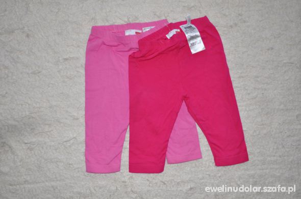 Różowe legginsy