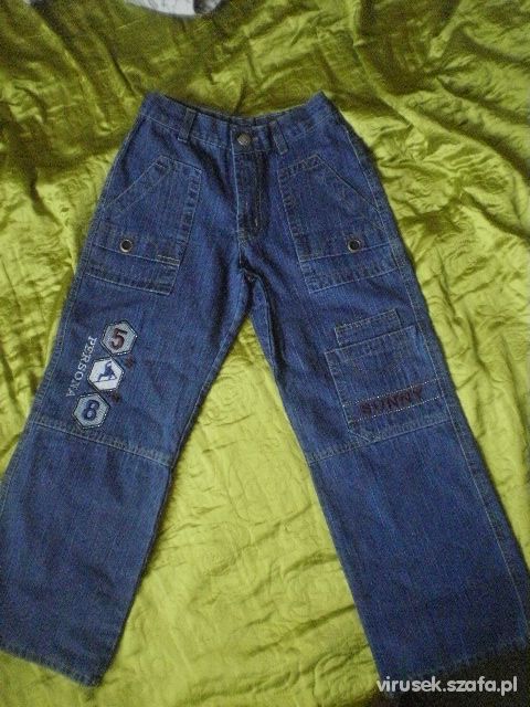 NOWE jeansy 6 7 lat