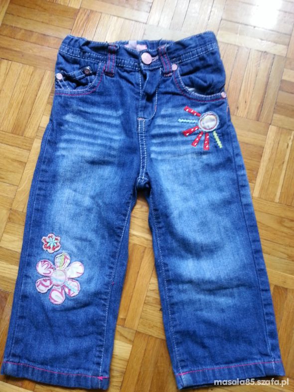 Spodnie jeansowe z aplikacja 18 24
