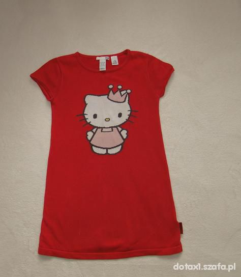 Sukienka tunika H&M hello kitty r 122 128