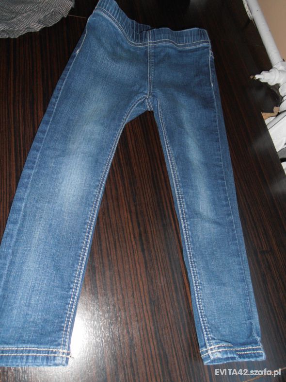 Leginsy jeans rozm 98 firmy C&a