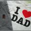 komplecik H&M I LOVE DAD r 74