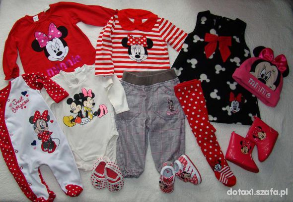 Piękne body H&M minnie r 68