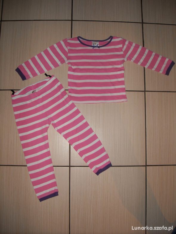 H&M Piżama w paski 92 cm