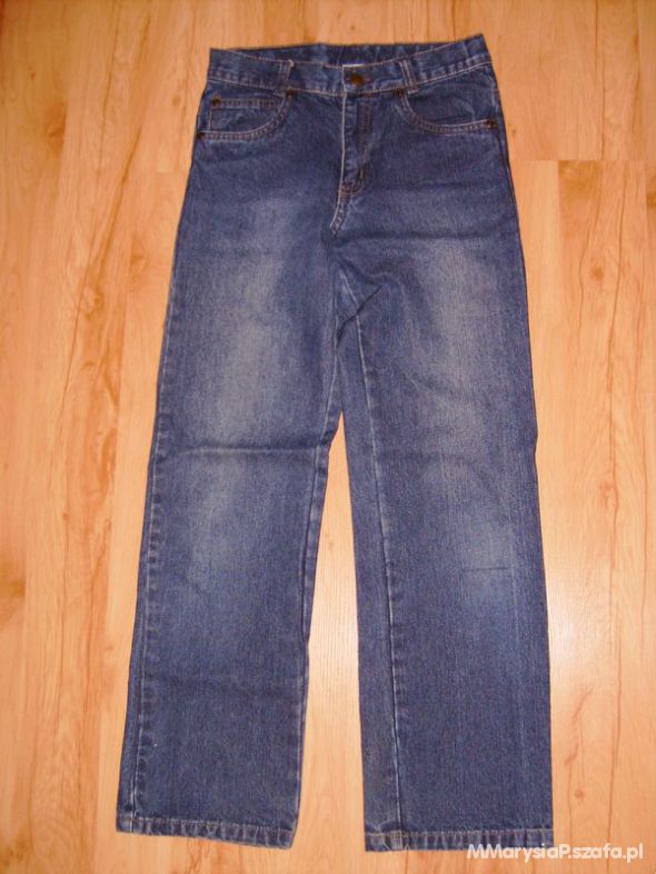 Jeansy klasyczne na 140 cm