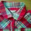 Bluzka koszulowa tunika w kratkę różowa 3 lata 98