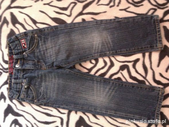 Spodnie jeans rureczki 98 104