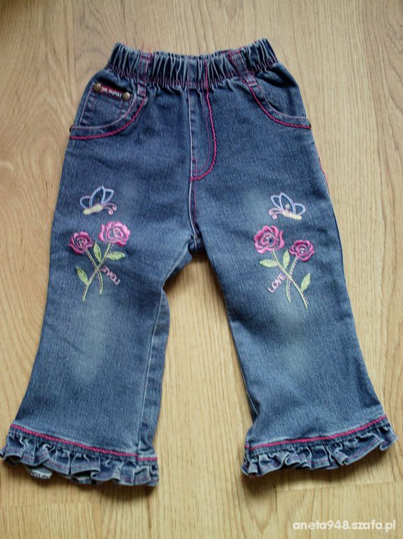 jeans spodnie 92 98