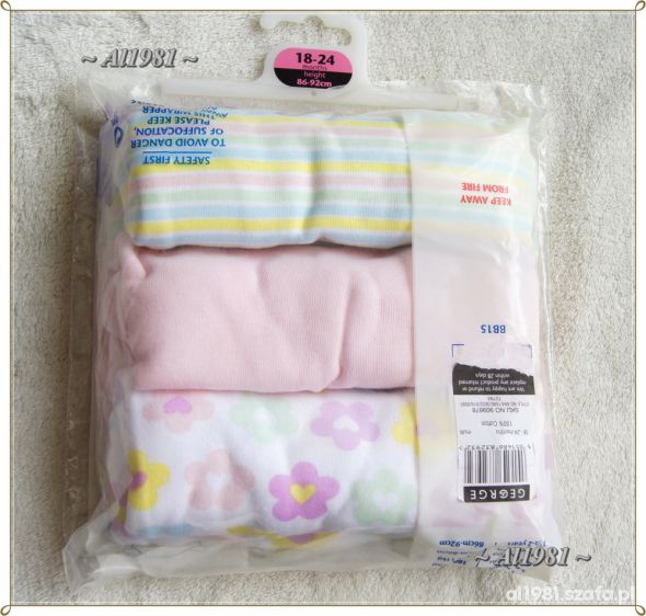 Nowe body GEORGE 3 sztuki 86 i 92