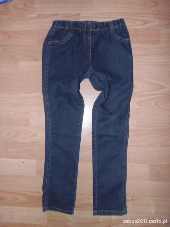 tregginsy rurki jeans 7 8 lat