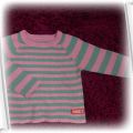 sweterek zielono różowy 98 cm