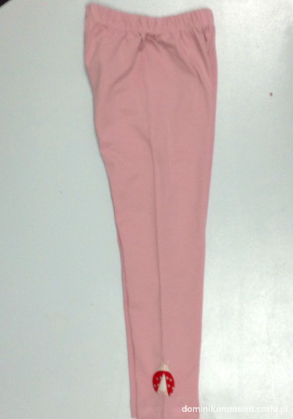 pudrowy roz legginsy