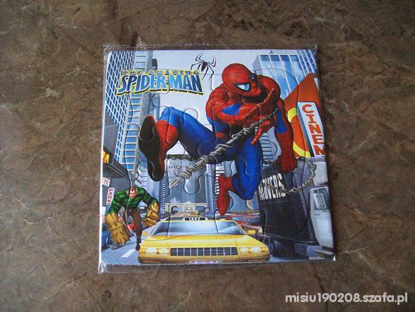 SPIDERMAN PUZZLE BOX NOWE ZAFOLIOWANE