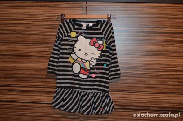 H&M HELO KITTY TUNIKA DLA MODNISI ROZMIAR 98 104