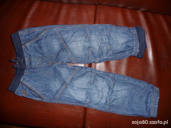 ocieplane spodnie 104
