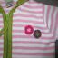 swetr czapka jNEXT 68 różowy zielony paski