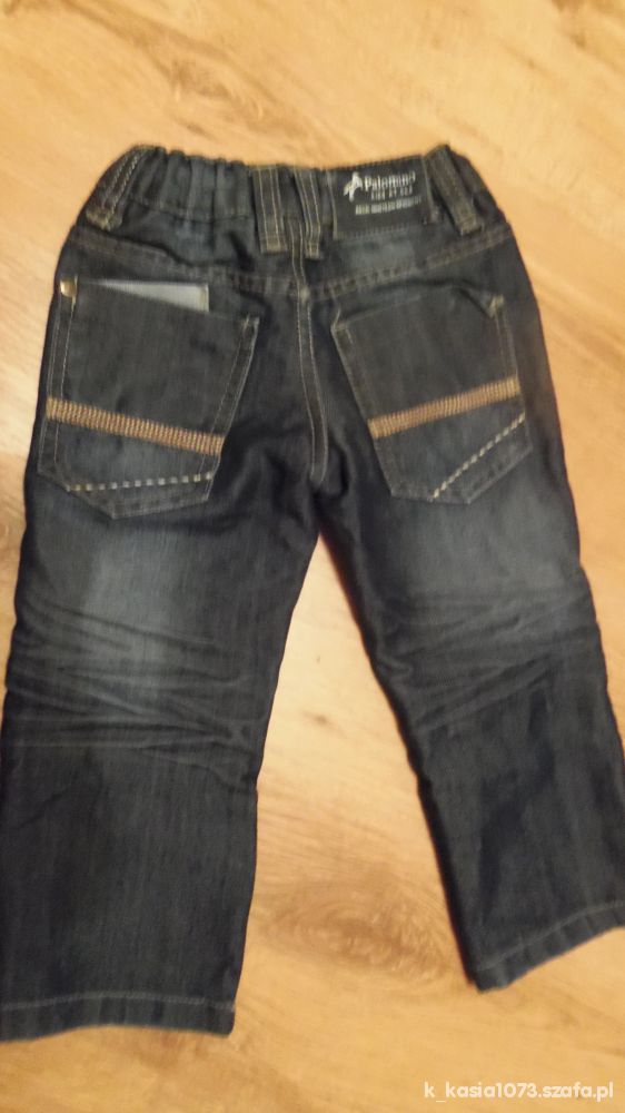 spodnie jeans 92