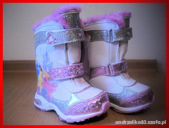 DISNEY PRINCESS NOWE KOZAKI ZIMOWE 22