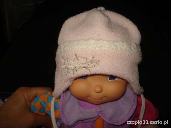 czapeczka polarowa gruba 36cm