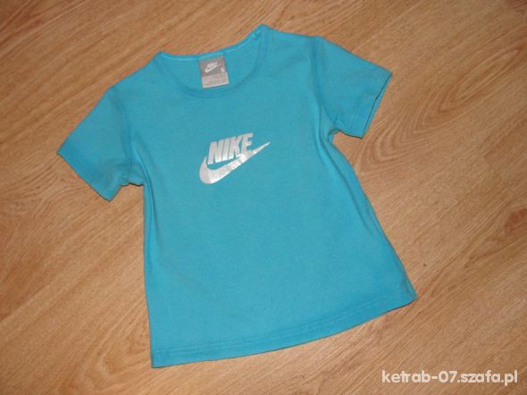 NIKE TURKUSOWA KOSZULKA