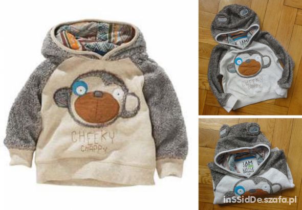 Bluza next z małpką