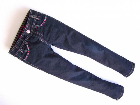 122 cm spodnie jeans kamienie