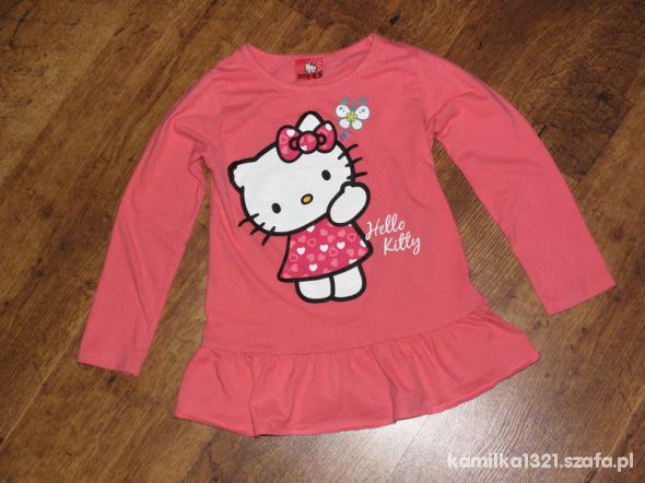 Hello Kitty tunika bluzka 104 110cm