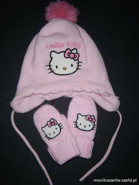 Czapeczka Rękawiczki Hello Kitty