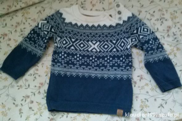 sweterek hm norweskie wzorki
