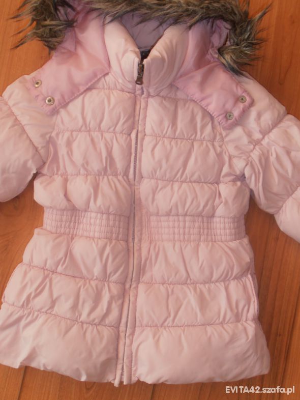 Zimowa pikowana kurtka rozm 110 firmy Zara
