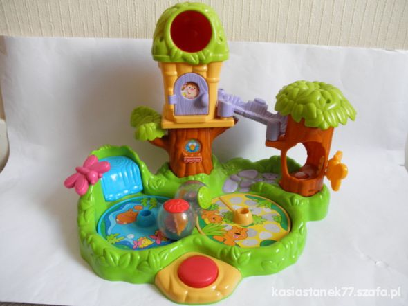 zabawka Fisher Price zjeżdżalnia domek na drzewie