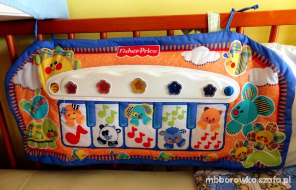 Pianinko do łóżeczka fisher price bdb stan