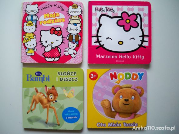 Zestaw książeczek dla dziewczynki Hello Kitty