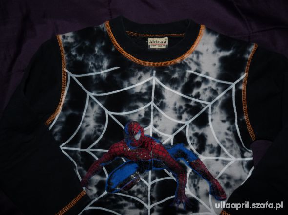 Ciepła bluza Spiderman 128 cm