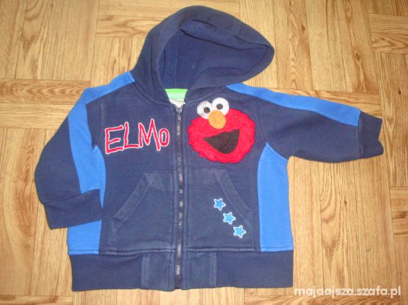 Bluza z Elmo Ulica Sezamkowa dla roczniaka