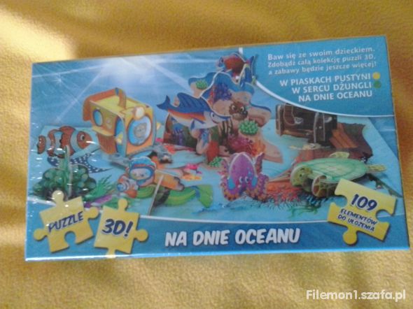 puzzle 3d lubisie na dnie oceanu